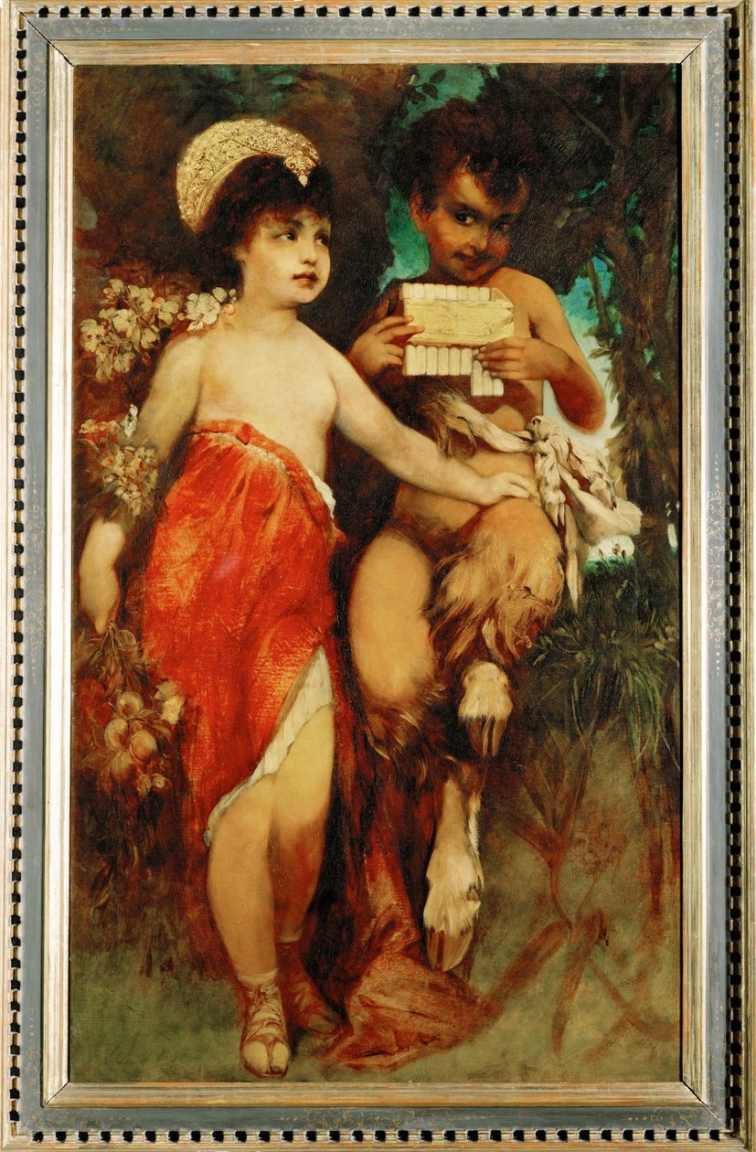 Faun und Nymphe von Hans Makart