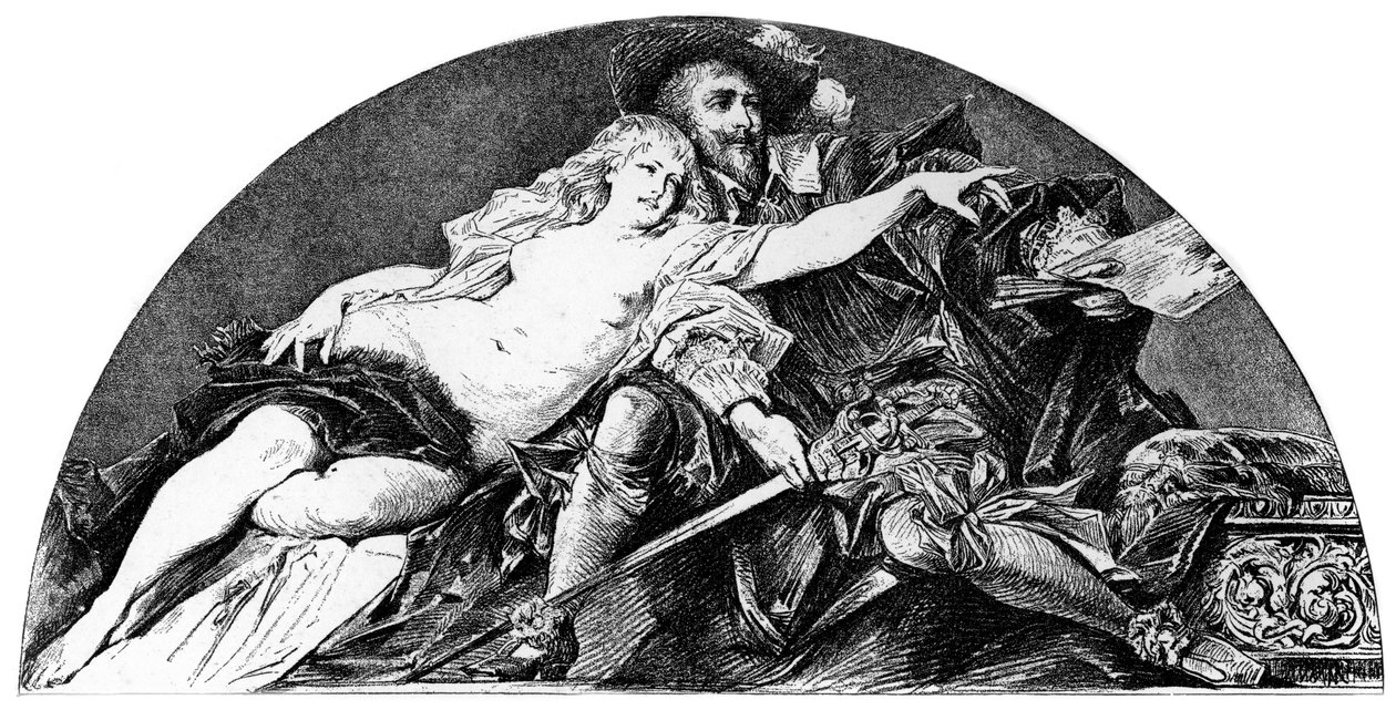 Peter Paul Rubens, flämischer Barockkünstler, ca. 1880-1882 von Hans Makart
