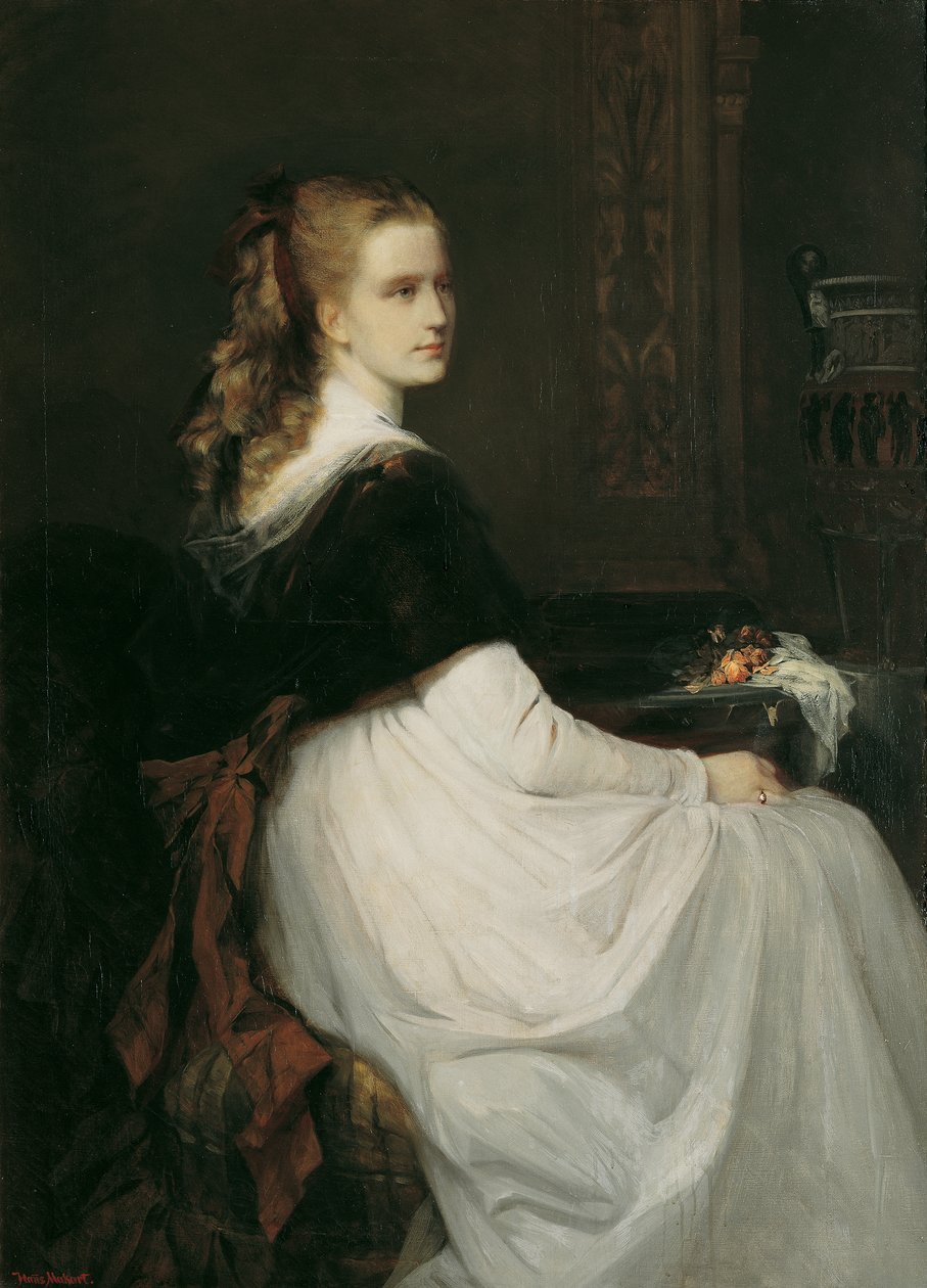 Porträt Eugenie Scheuffelen von Hans Makart