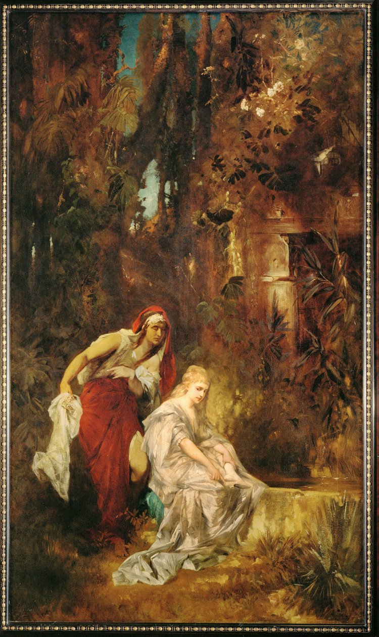 Schlafendes Schneewittchen von Hans Makart