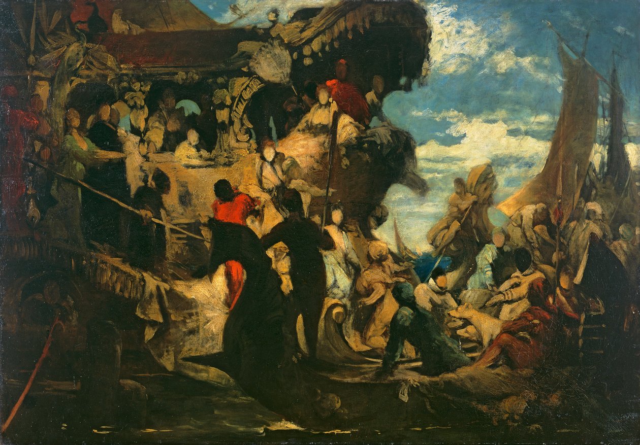 Venedig huldigt Catarina Cornero von Hans Makart