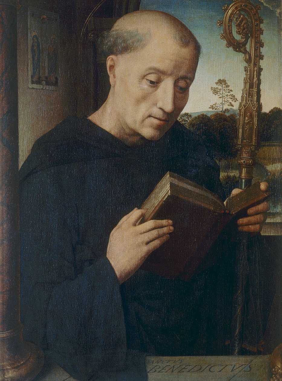 St. Benedikt, 1487 von Hans Memling