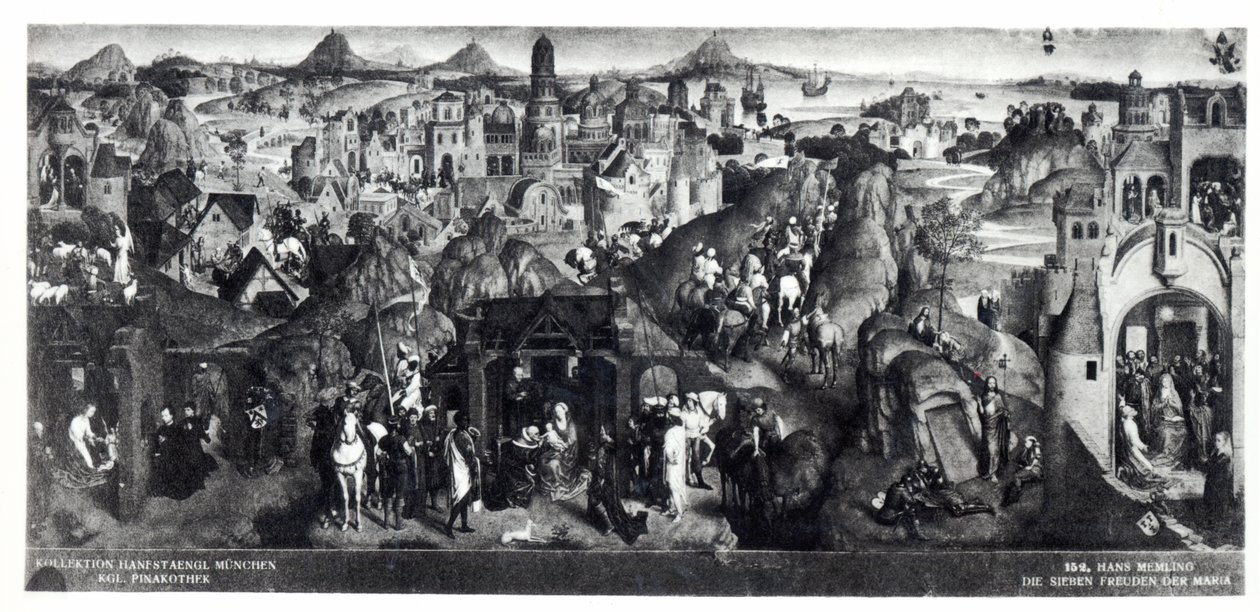 Die sieben Freuden der Jungfrau, 1480 von Hans Memling
