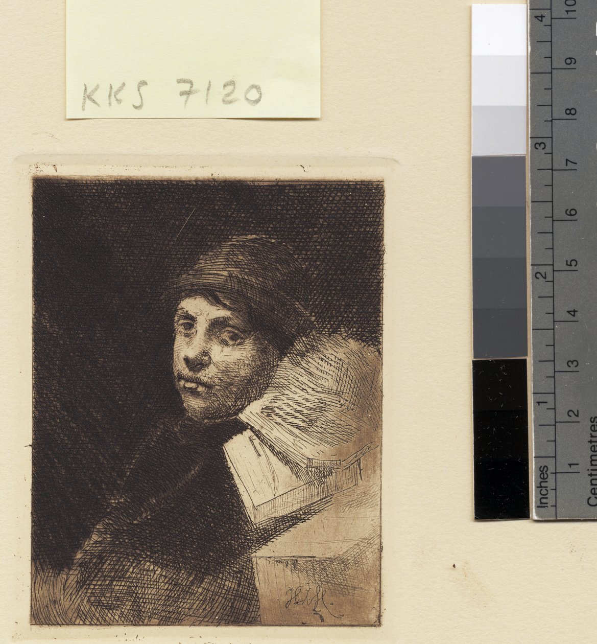 Porträt eines jungen Mannes von Hans Nikolaj Hansen