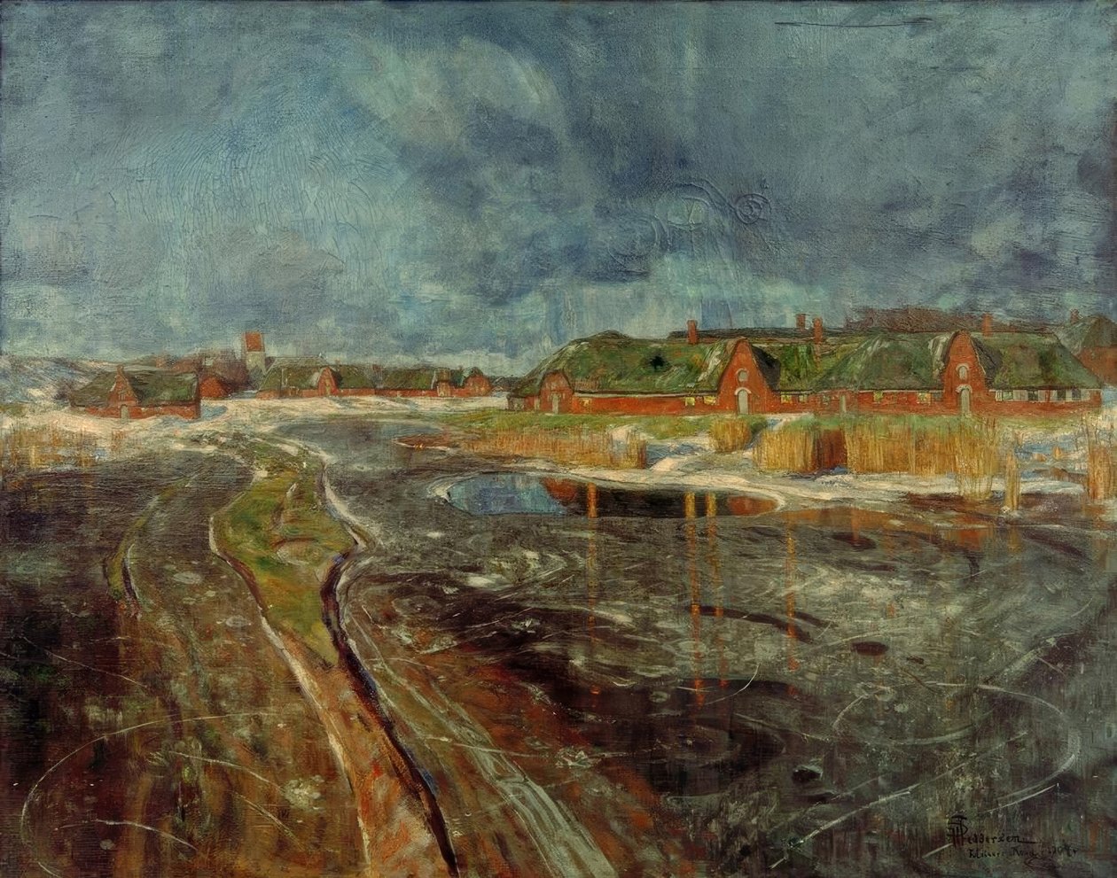 Winter in Nordfriesland von Hans Peter Feddersen der Jüngere