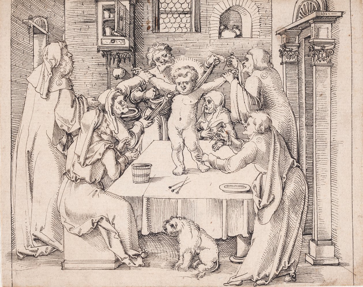 Das Martyrium des heiligen Simon von Trient von Hans Schäufelein