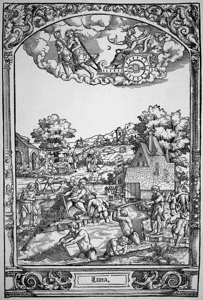 Der Mond von Hans Sebald (School of) Beham