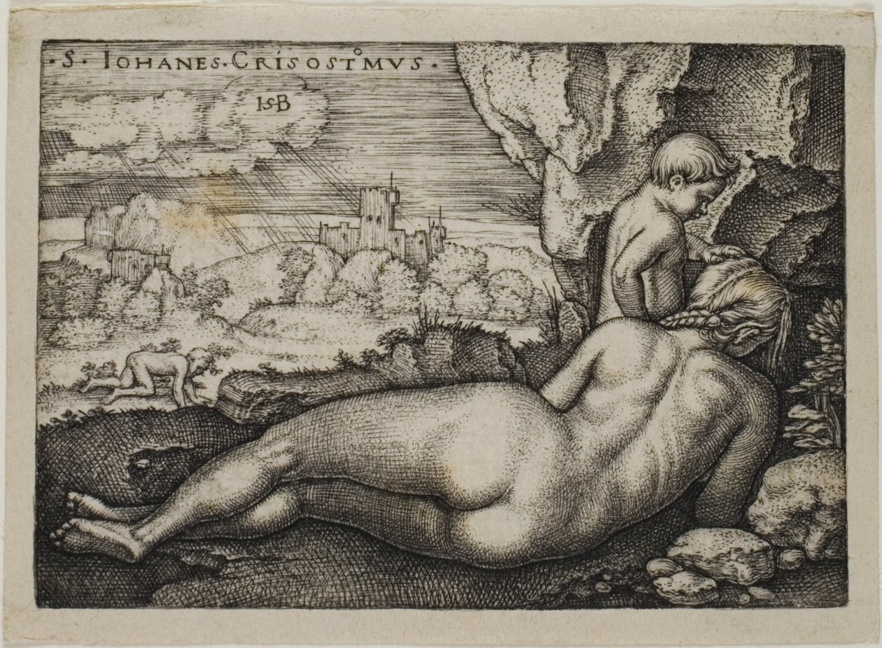 Buße des Heiligen Johannes Chrysostomus von Hans Sebald Beham