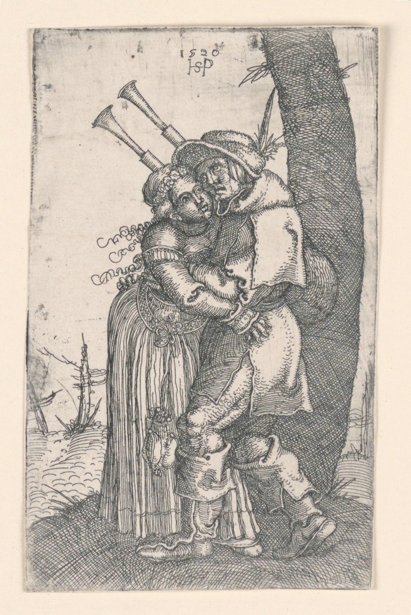 Der Dudelsackspieler von Hans Sebald Beham