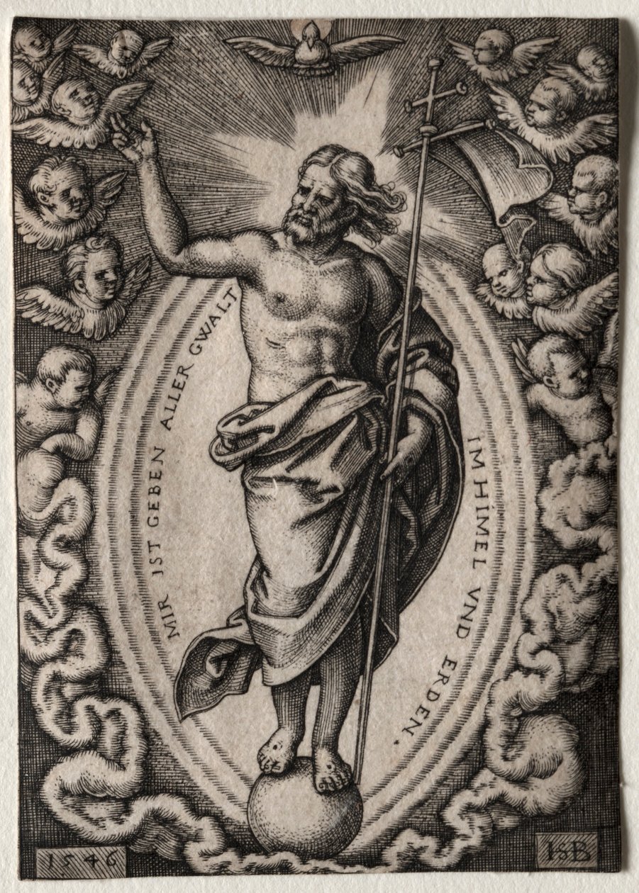 Der Erlöser, 1546 von Hans Sebald Beham