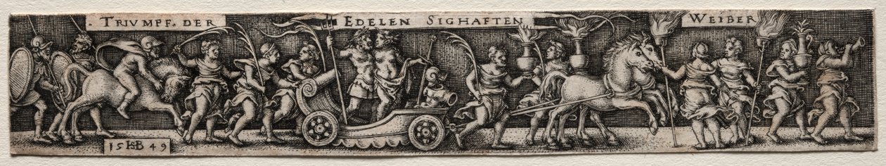 Der Triumph der Frauen von Hans Sebald Beham