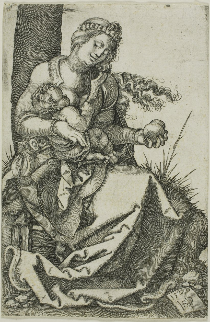 Die Jungfrau mit der Birne von Hans Sebald Beham