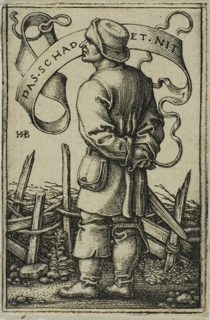 Der Wetter-Bauer "Das Schadet Nit" von Hans Sebald Beham