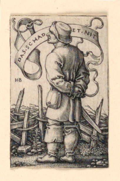 Der Wetterbauer: "Das Schadet Nit" von Hans Sebald Beham