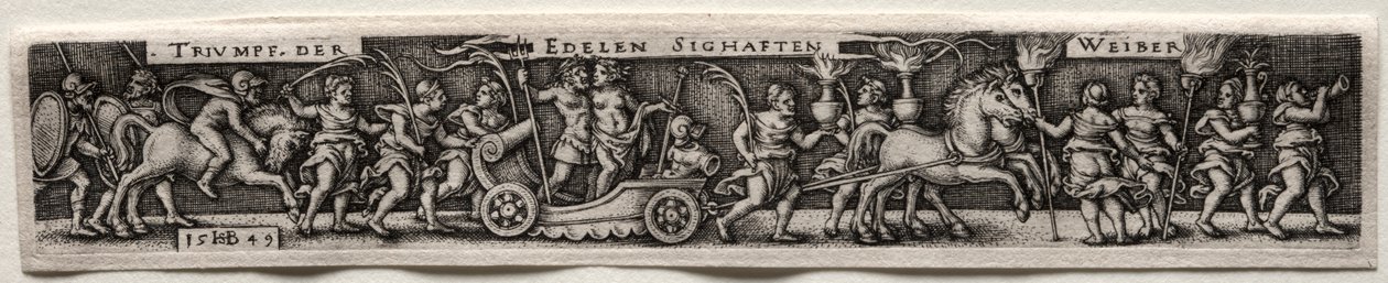 Triumph der Frauen von Hans Sebald Beham