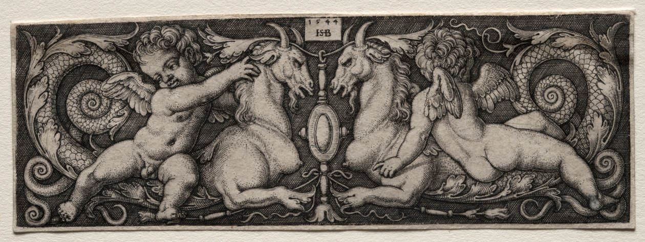 Zwei Genien von Hans Sebald Beham