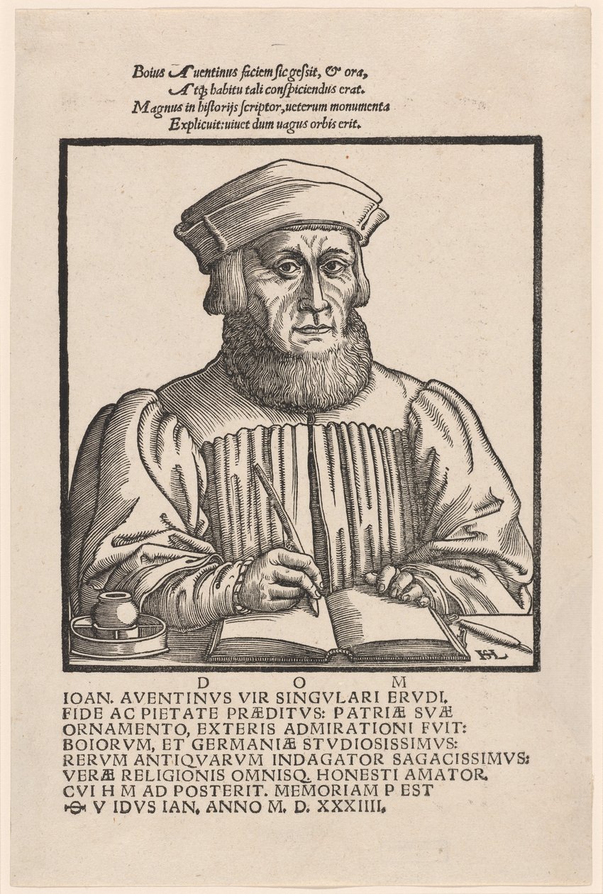 Johann Aventinus Johann Turmair von Hans Sebald Lautensack