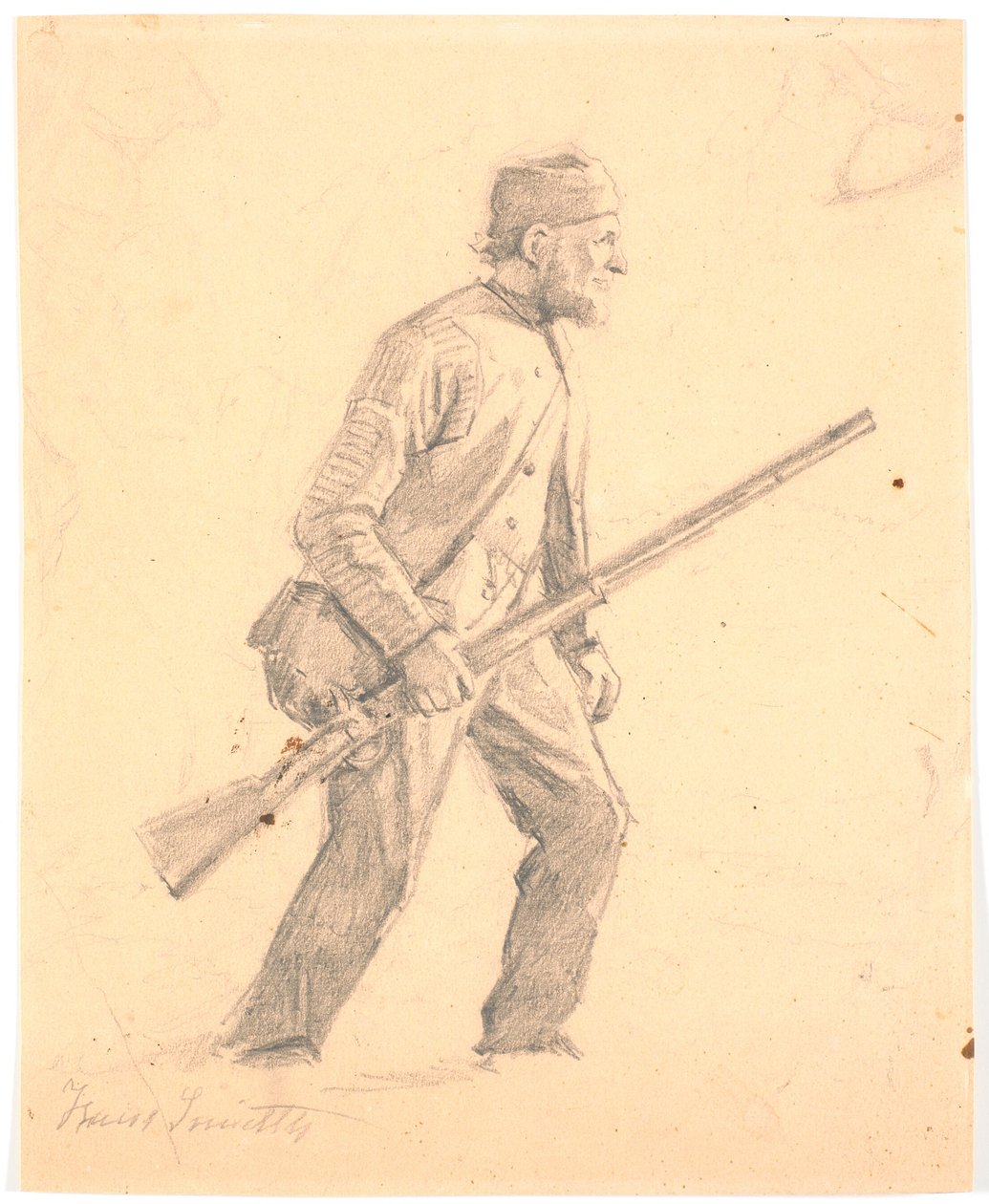 Wilderer, Studie von Hans Smidth
