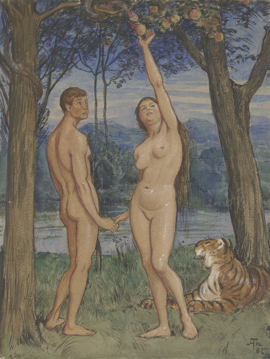 Adam und Eva von Hans Thoma
