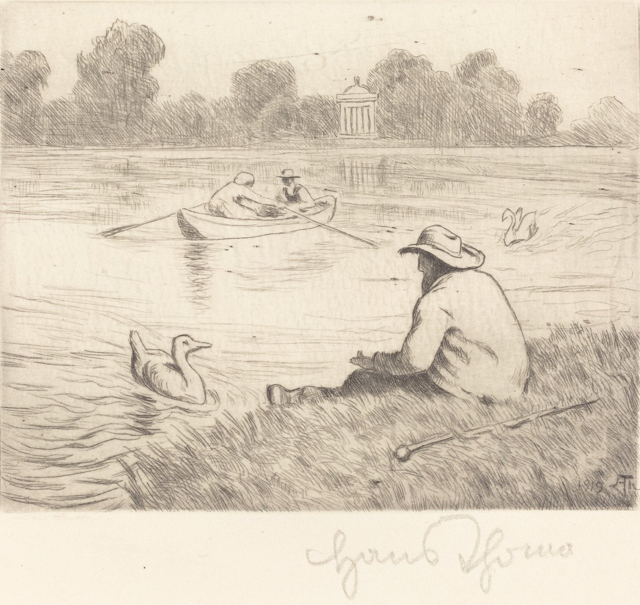 Ruhiger Ausflug von Hans Thoma