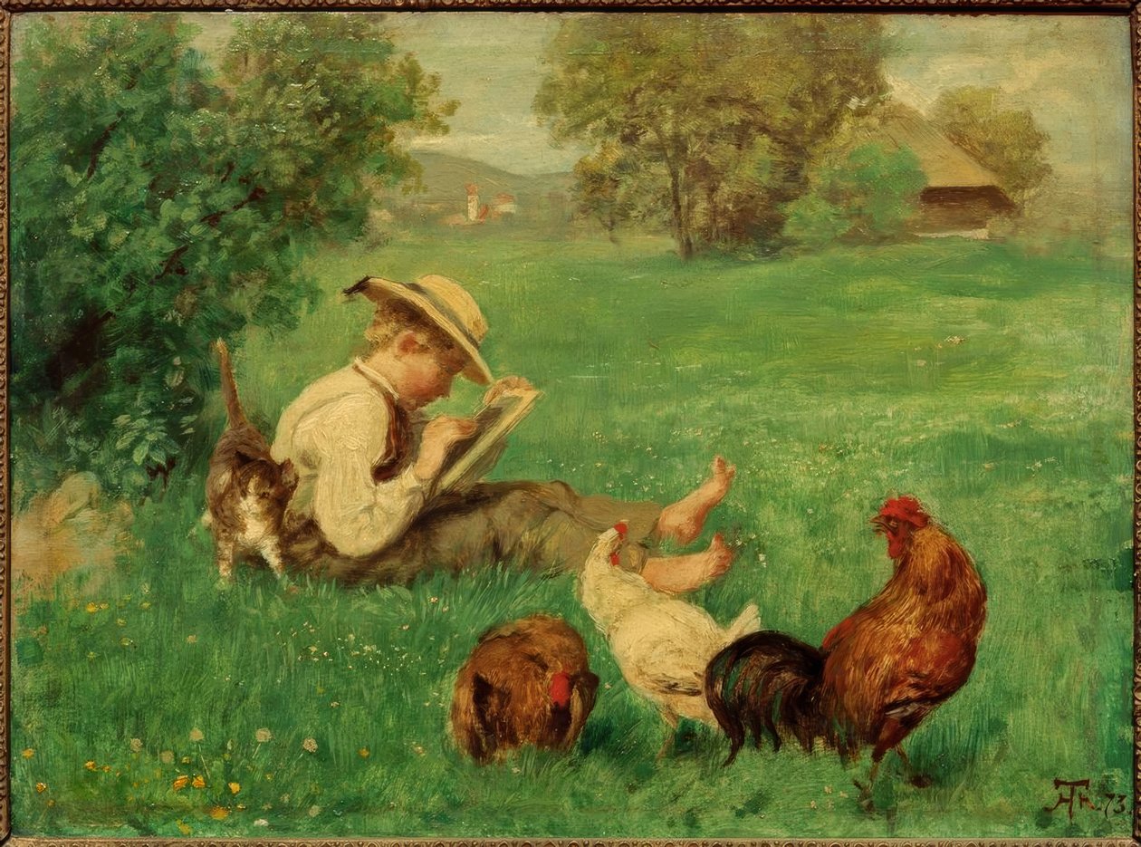 Nach der Schule. Anfänge der Kunst von Hans Thoma
