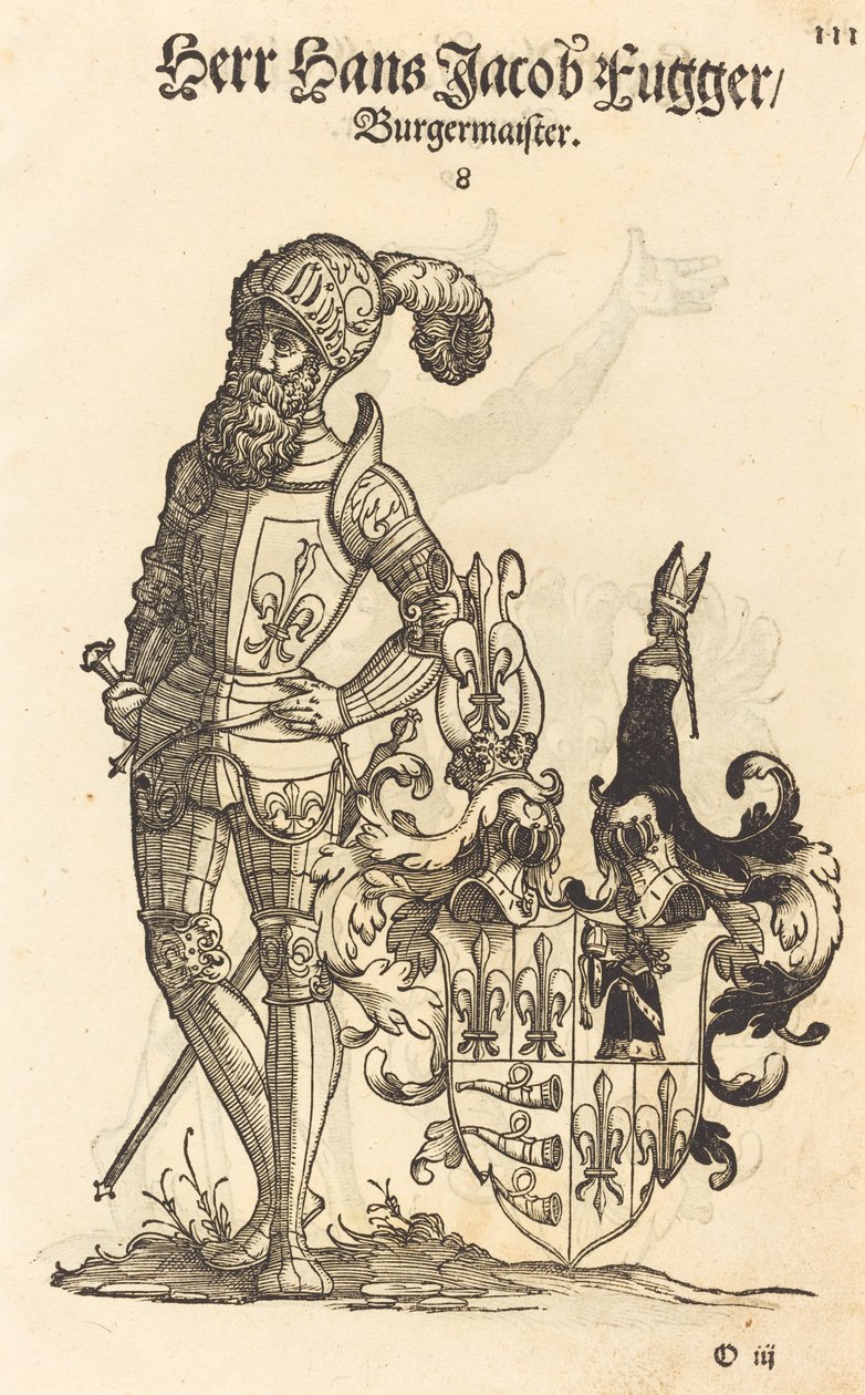 Seite aus Geschlechter Buch - Augsburg von Hans Weiditz, II