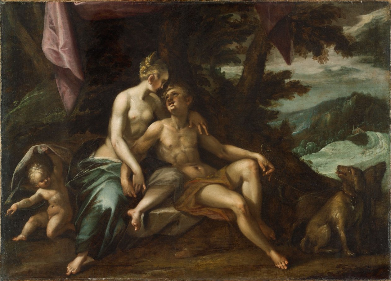 Venus und Adonis von Hans von Aachen