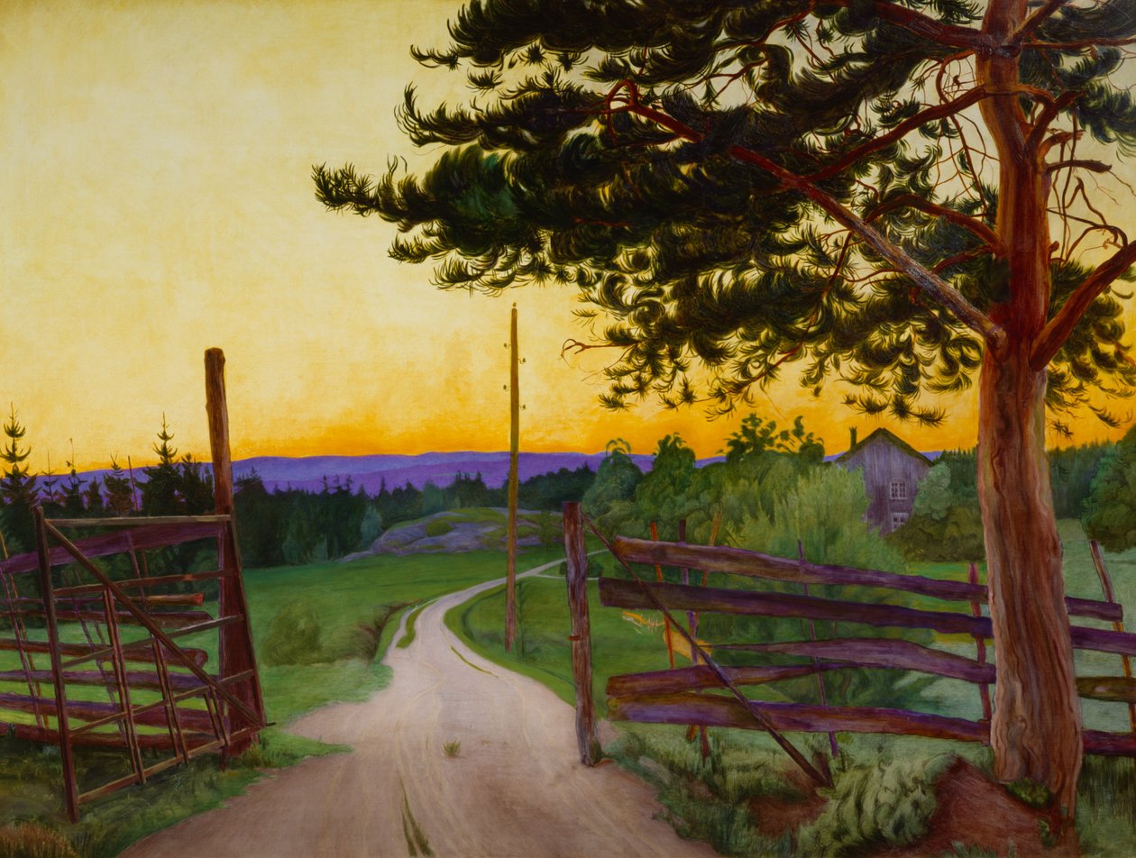 Landstraße von Harald Oscar Sohlberg