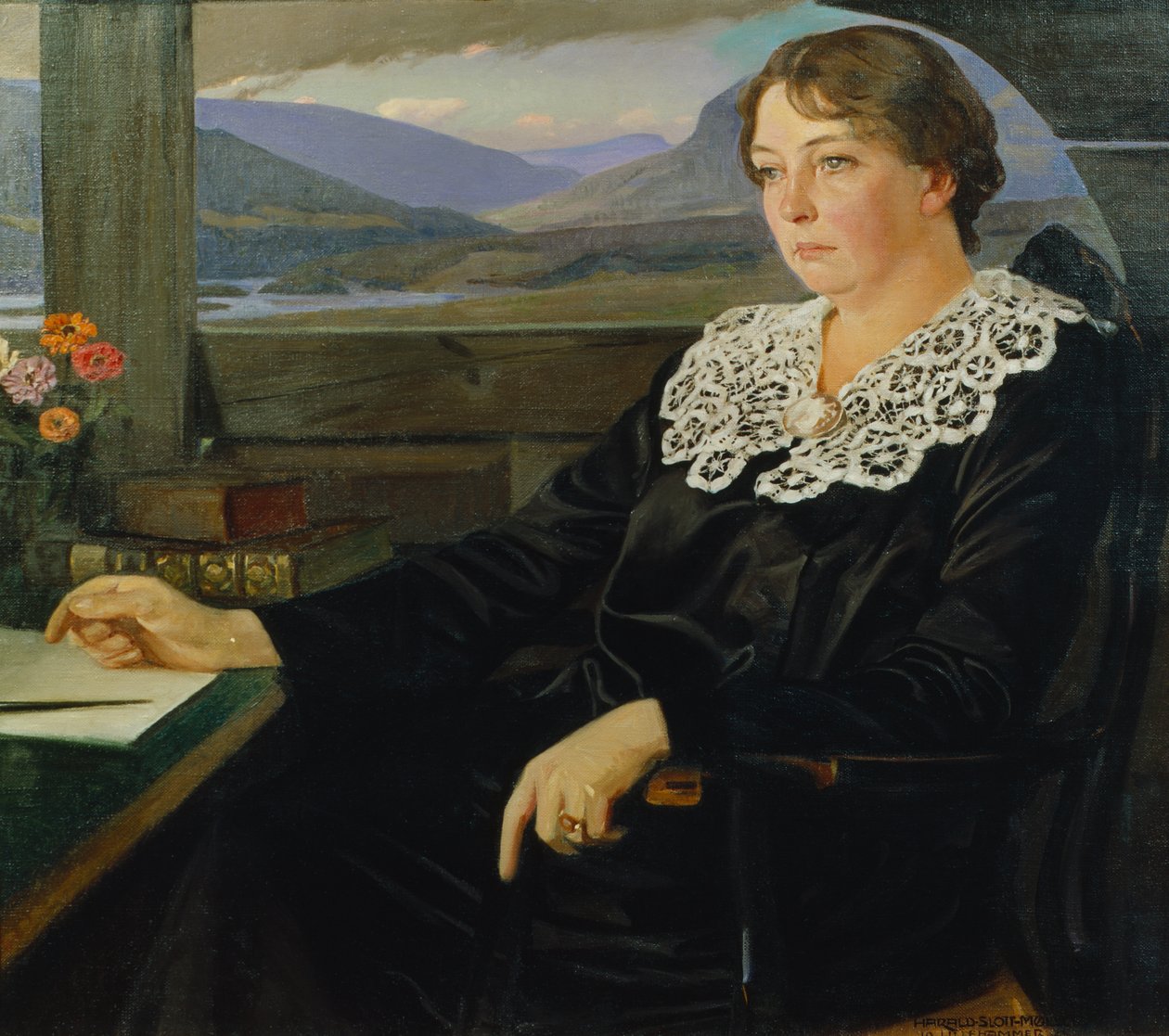 Autorin Sigrid Undset von Harald Slott Moller