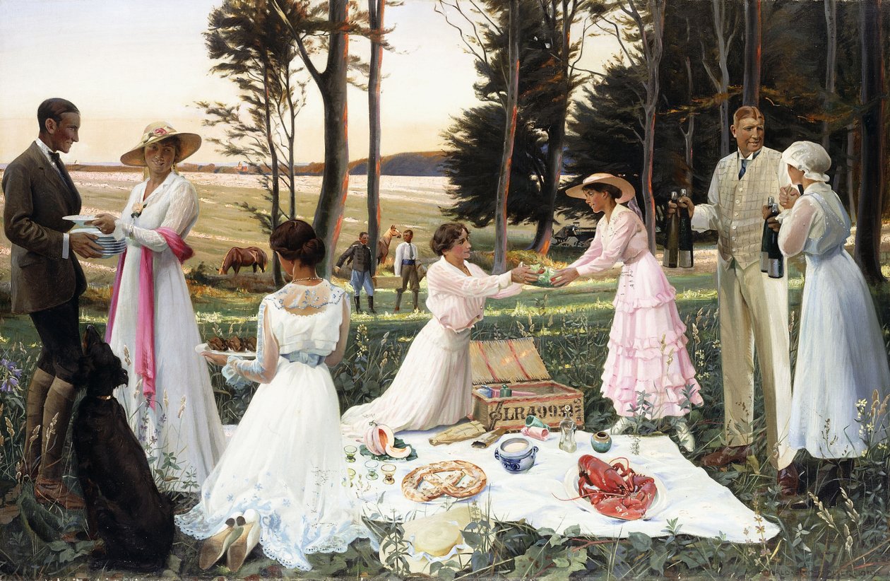 Das Nachmittags-Picknick von Harald Slott Moller