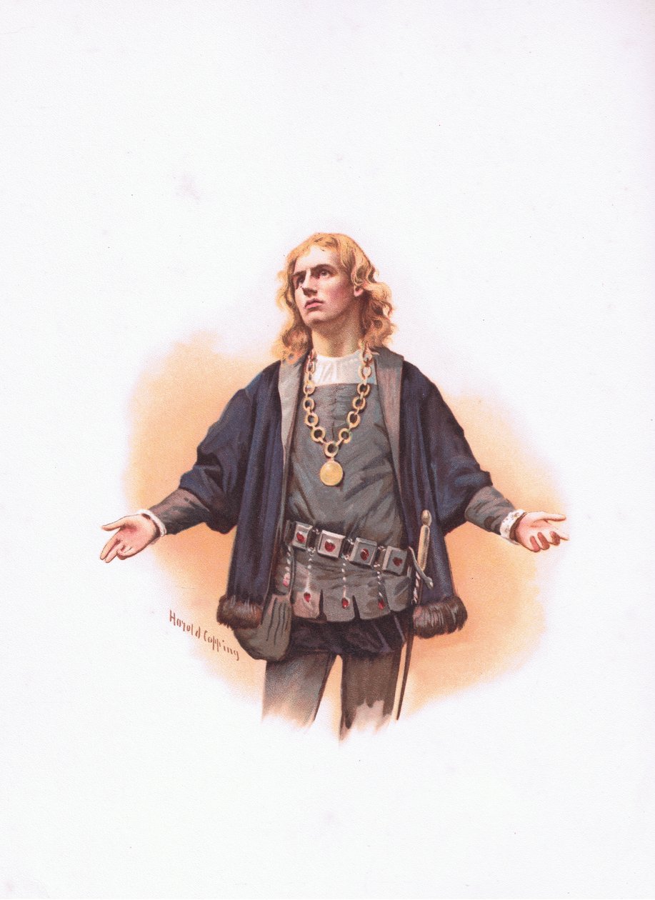 Hamlet, Illustration aus Hamlet von Harold Copping