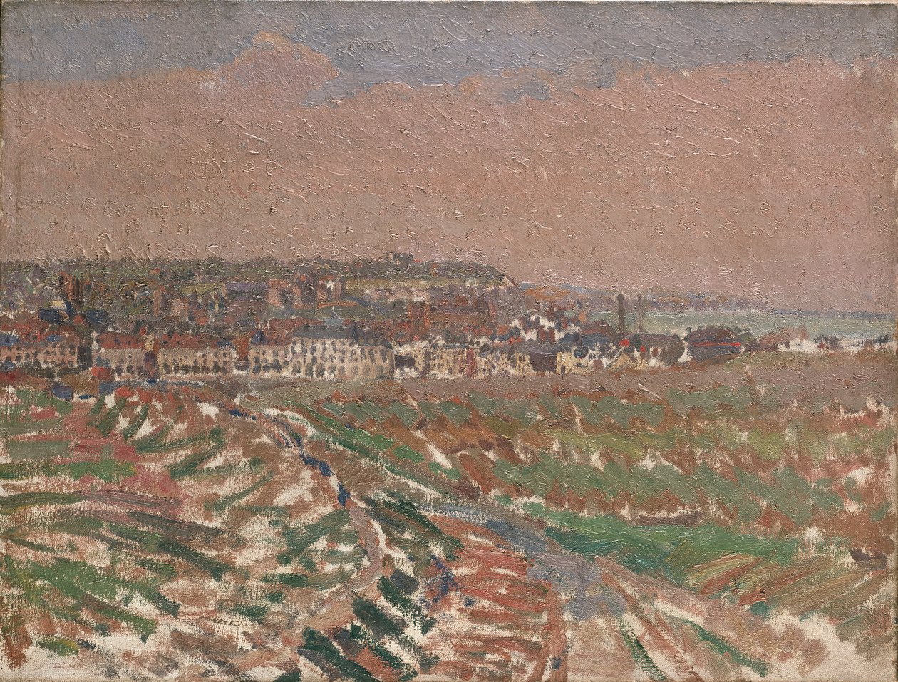 Dieppe von Westen, 1910-1911 von Harold Gilman