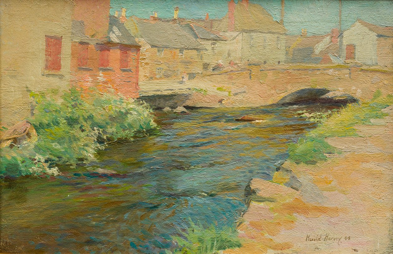 Newlyn Brücke von Harold Harvey