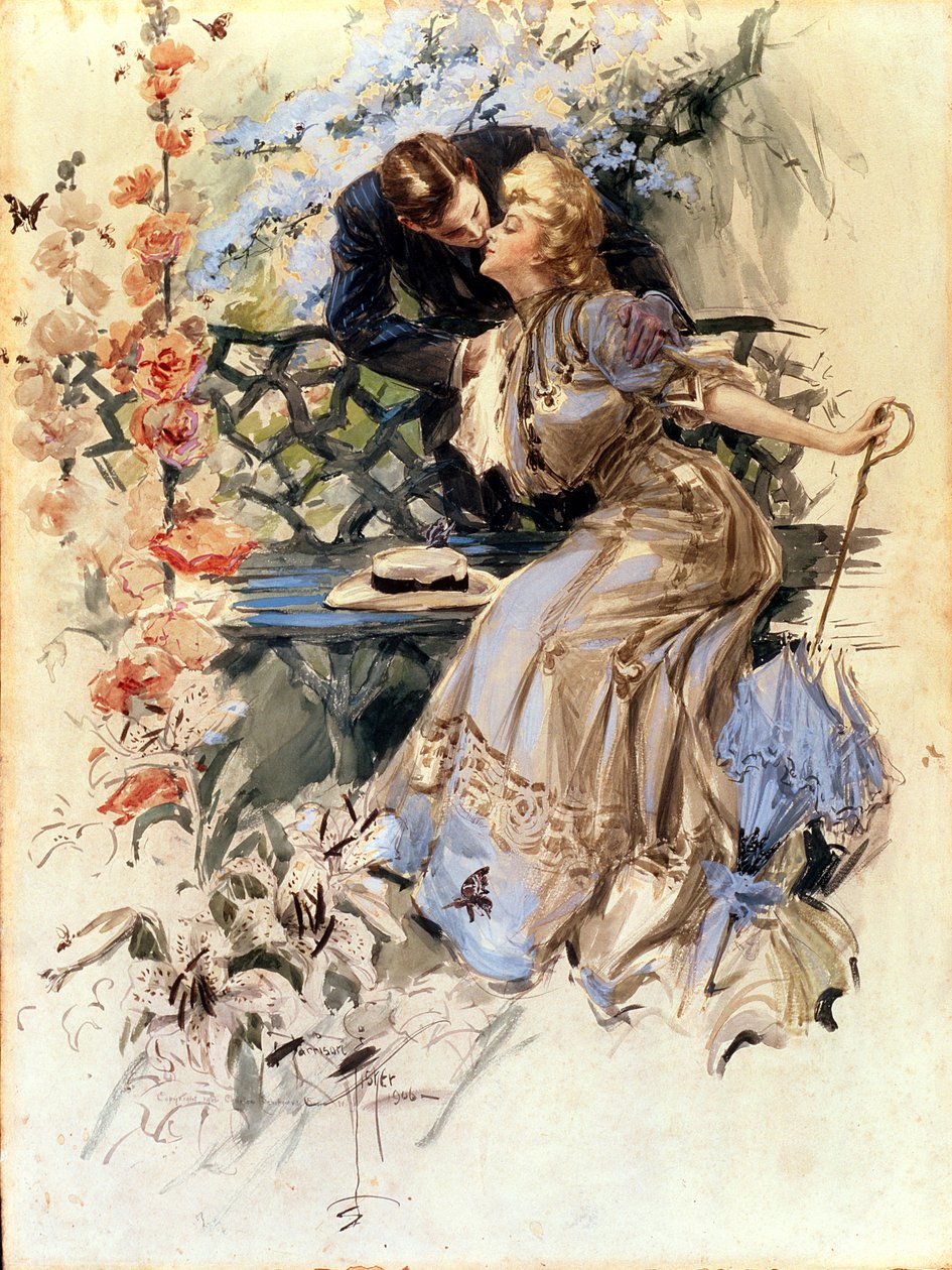 Verlobungstage, 1906 von Harrison Fisher
