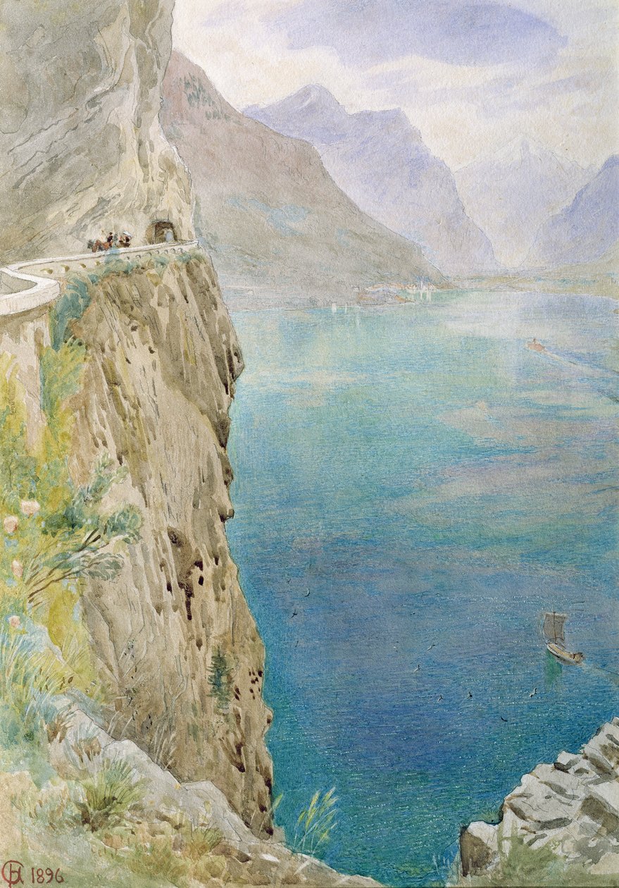 An der italienischen Küste, 1896 von Harry Goodwin
