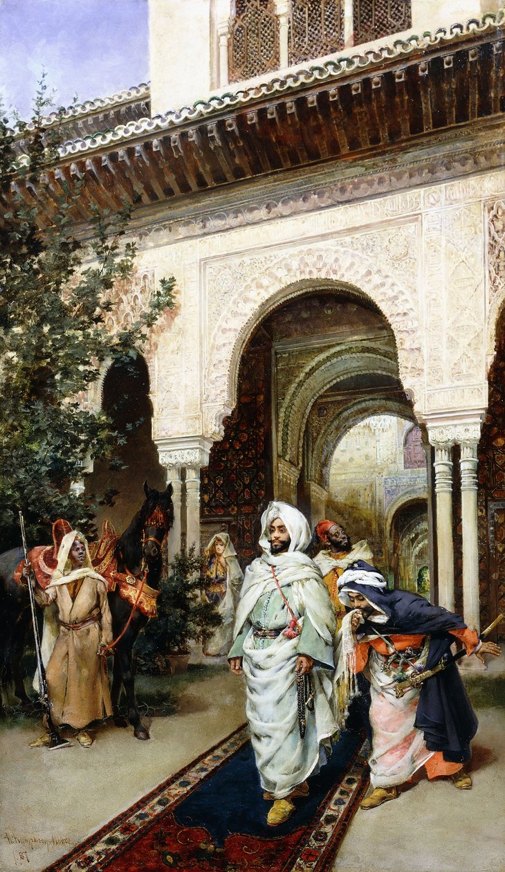 Verlassen der Alhambra, 1887 von Harry Humphrey Moore