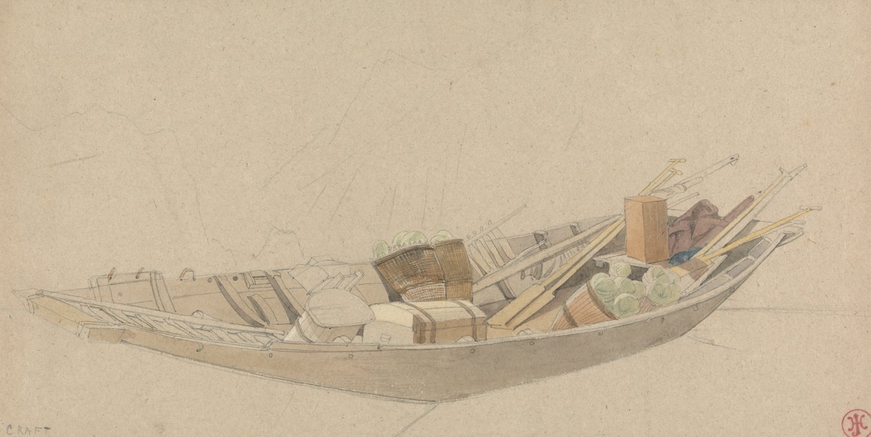 Ein beladenes Boot von Harry John Johnson