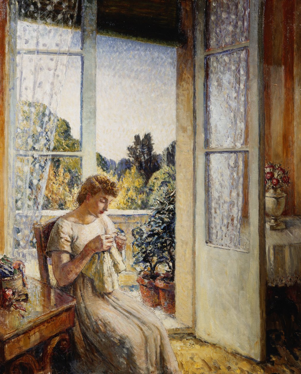 Das Mädchen am Fenster von Harry Morley