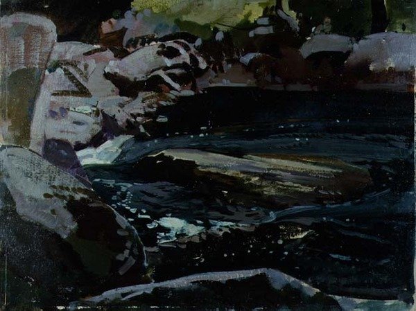 Fließender Fluss von Harry Watson