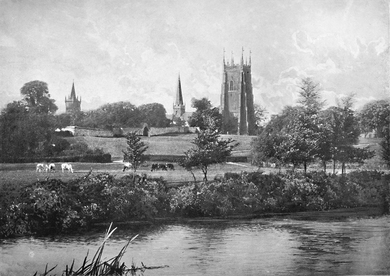 Evesham, um 1896 von Harvey Barton
