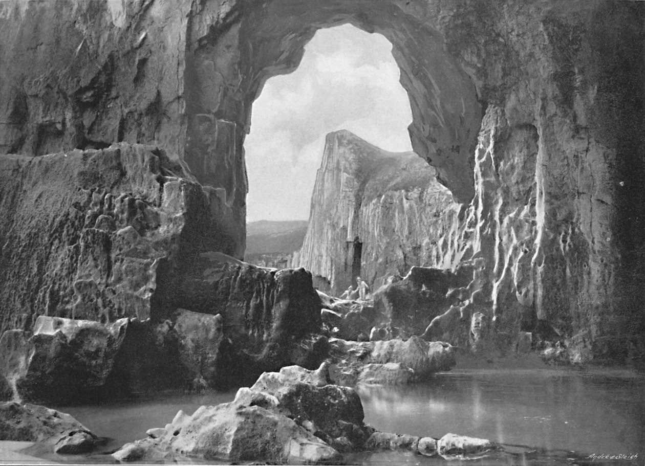Lydstep Naturbogen, Tenby, um 1896 von Harvey Barton