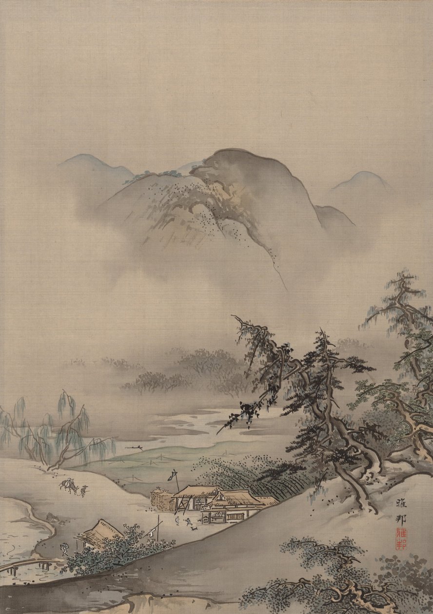 Landschaft, ca. 1885-89 von Hashimoto Gaho