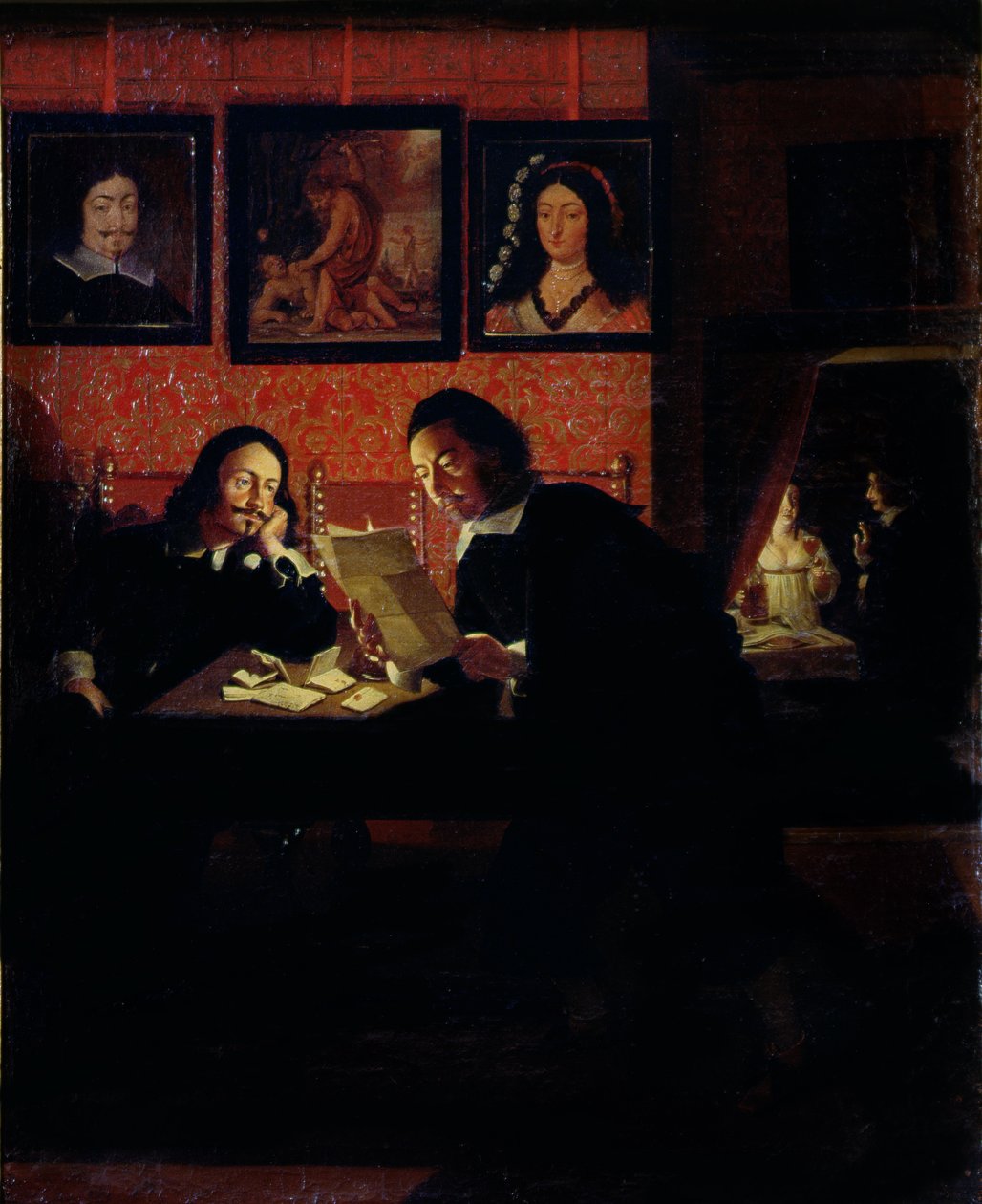Zwei Männer in einem Studio von Wolfgang Heimbach