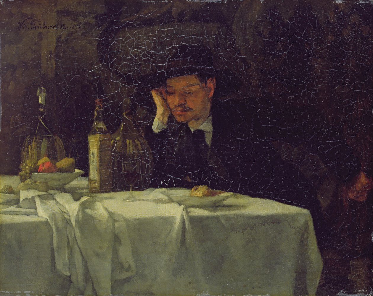 Mit Wein aus Rom, 1872 von Heinrich Wilhelm Truebner