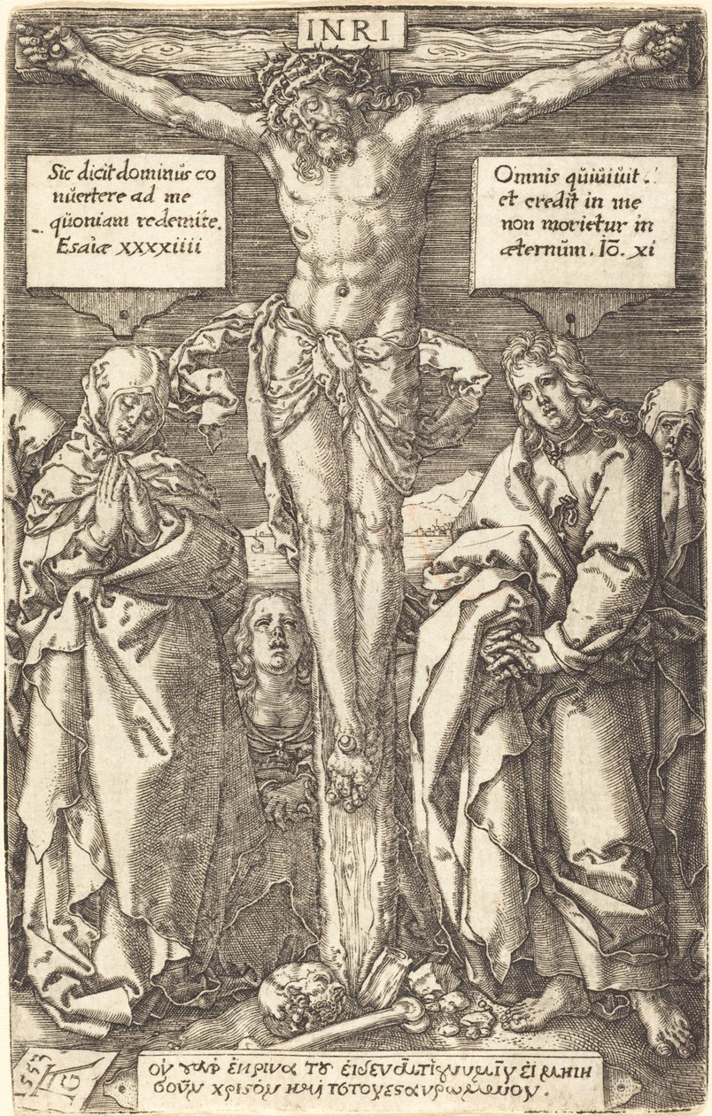 Christus am Kreuz von Heinrich Aldegrever