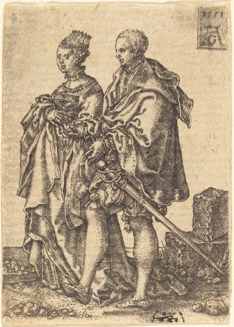 Tanzendes Paar von Heinrich Aldegrever