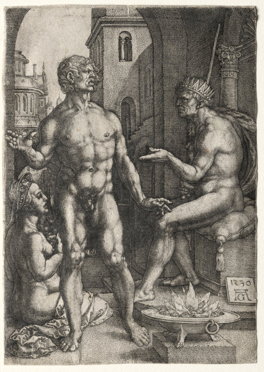 Mucius Saevola von Heinrich Aldegrever