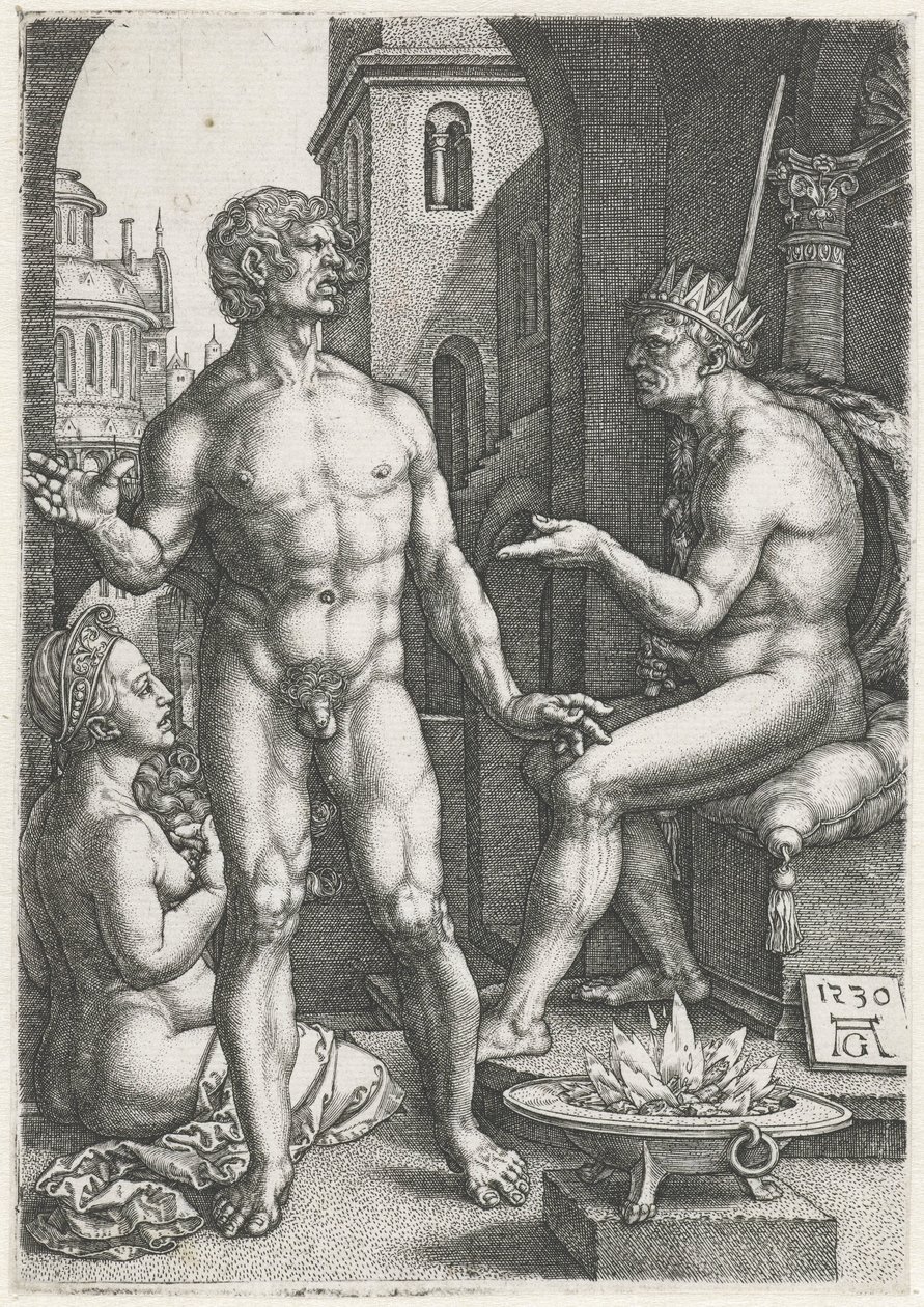 Mucius Scaevola von Heinrich Aldegrever