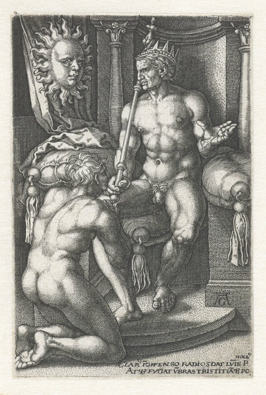 Sol (Apollo) (Die sieben Planeten) von Heinrich Aldegrever