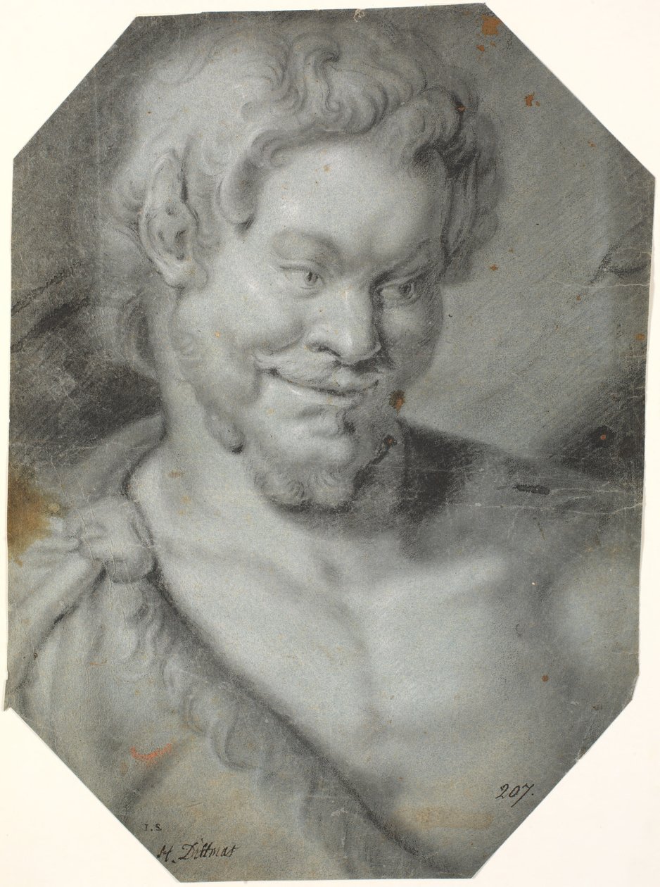 Brustbild eines Fauns von Heinrich Dittmers